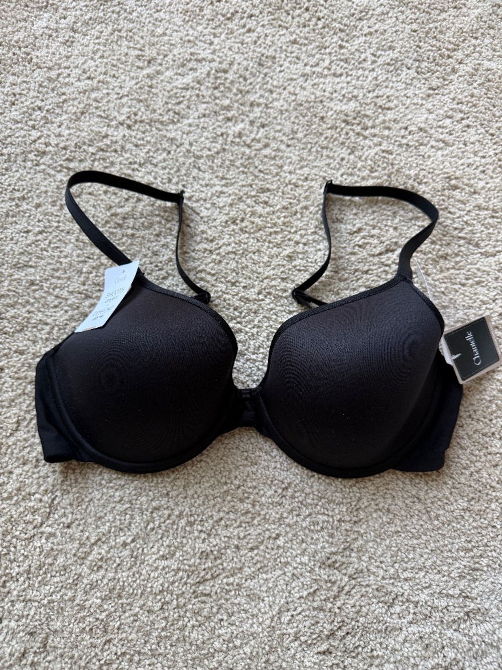 NWT Chantelle Black Bra - Size 34D
